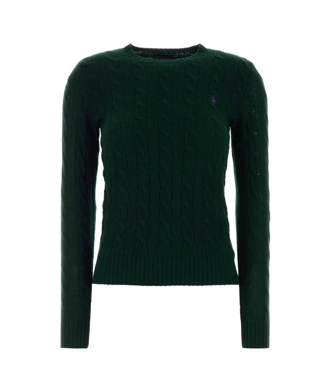 POLO RALPH LAUREN Зеленый шерстяной джемпер / свитер, фото 1