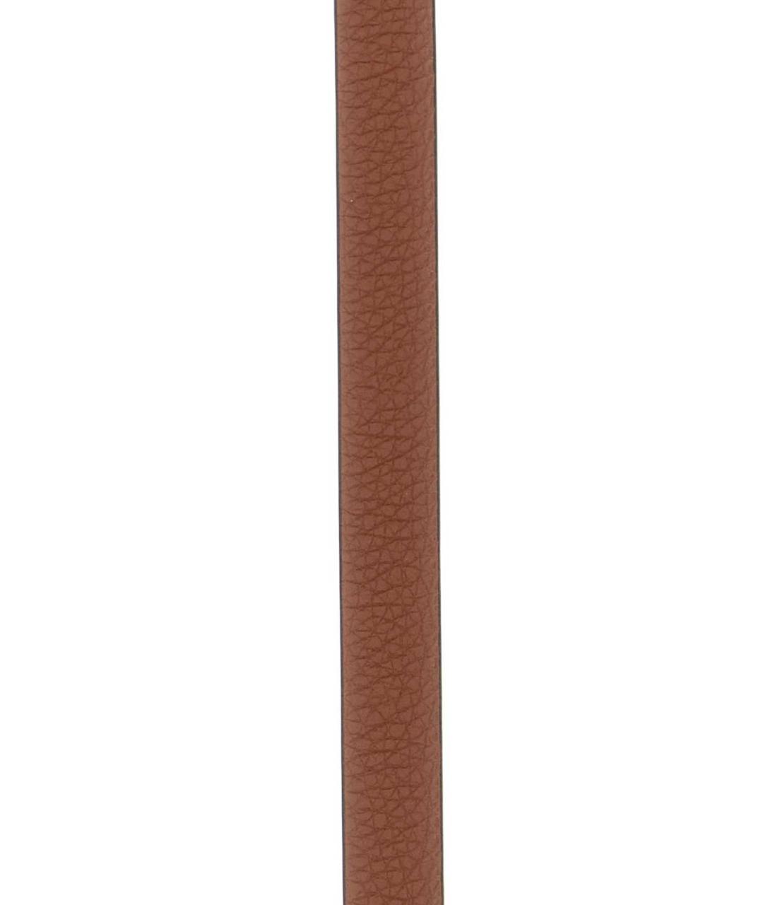 FERRAGAMO Бежевый кожаный ремень, фото 3