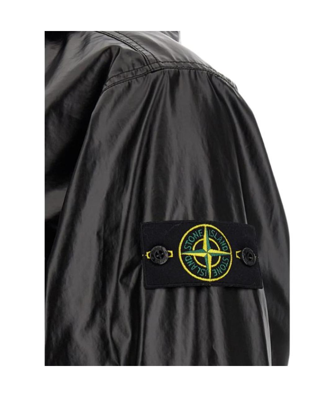 STONE ISLAND Черная куртка, фото 3