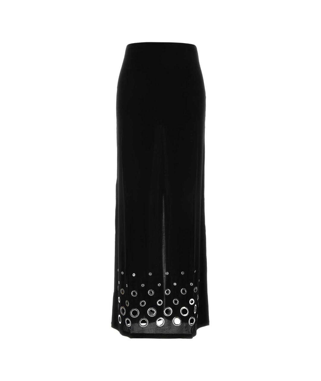PACO RABANNE Черная юбка миди, фото 1