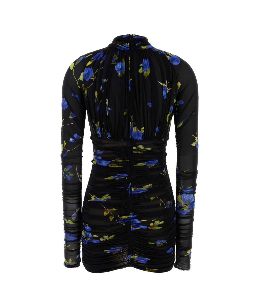 BLUMARINE Черное полиамидовое коктейльное платье, фото 2