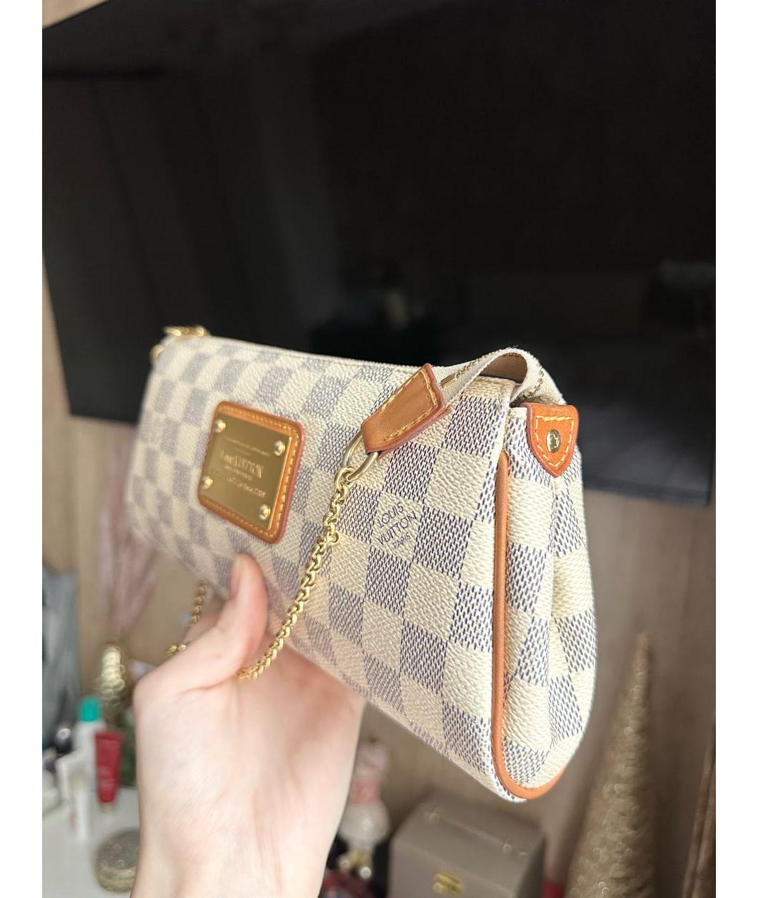 LOUIS VUITTON Белая сумка с короткими ручками, фото 3