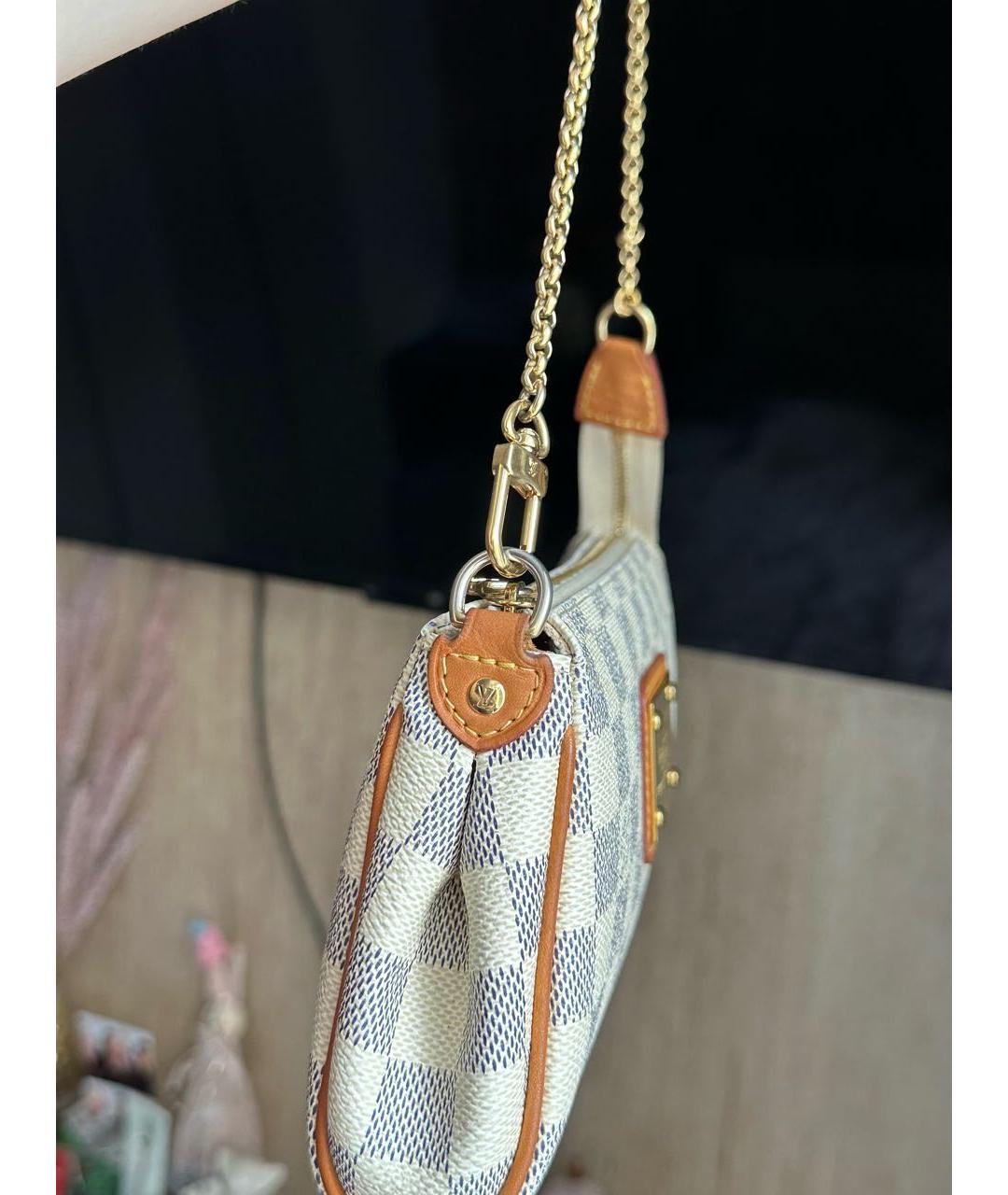 LOUIS VUITTON Белая сумка с короткими ручками, фото 4