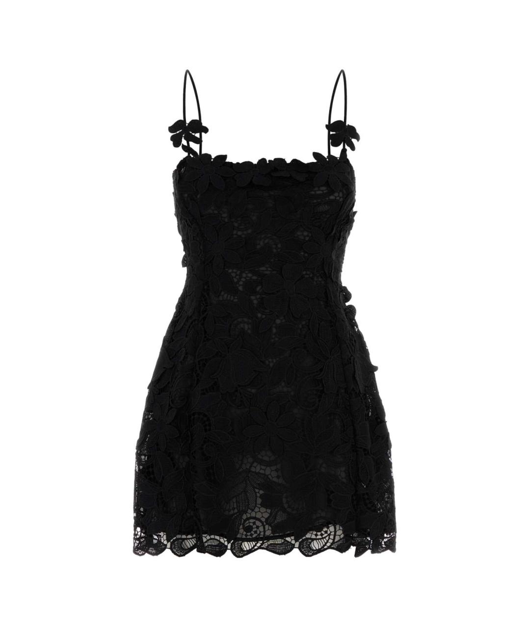 BLUMARINE Черное полиэстеровое коктейльное платье, фото 1