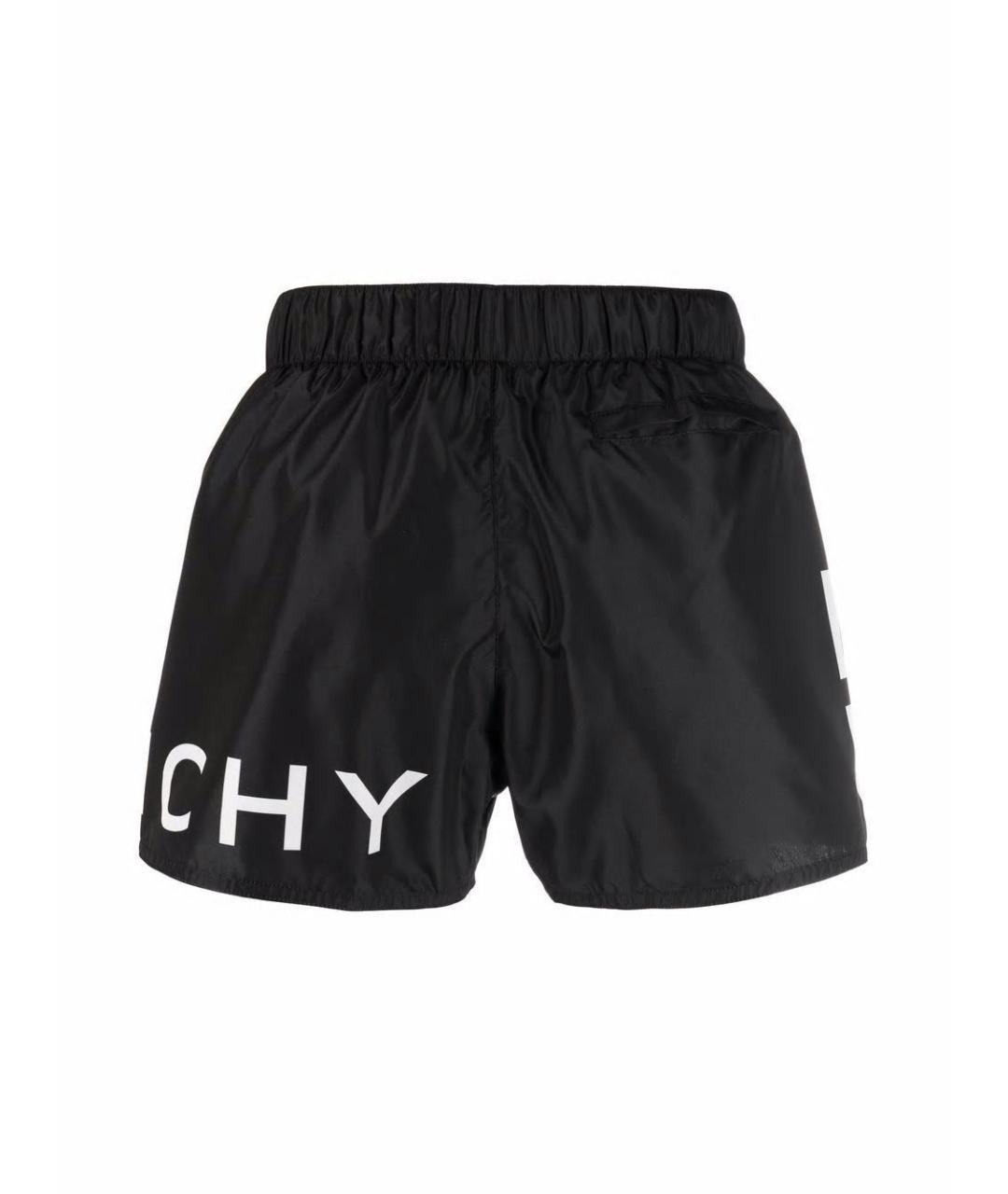 GIVENCHY Черные полиэстеровые плавки, фото 2