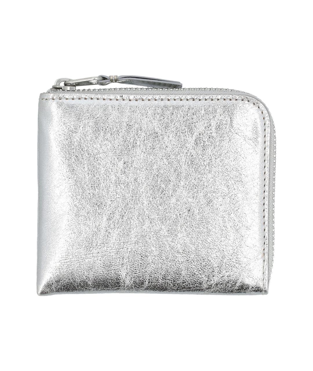 COMME DES GARÇONS WALLET Серебрянный кожаный кошелек, фото 1