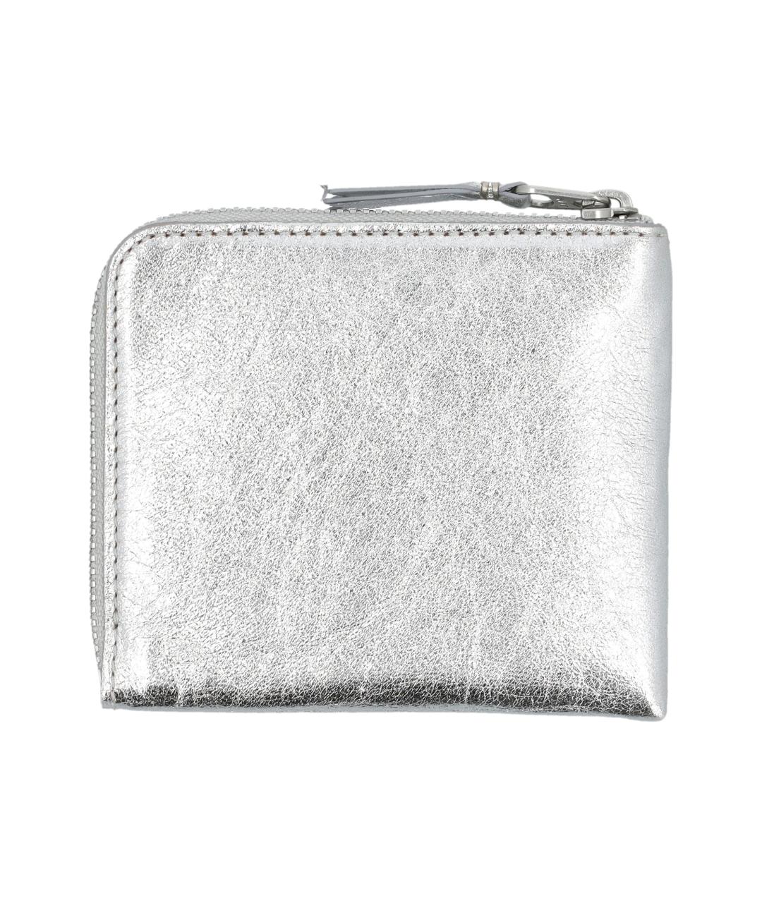 COMME DES GARÇONS WALLET Серебрянный кожаный кошелек, фото 2