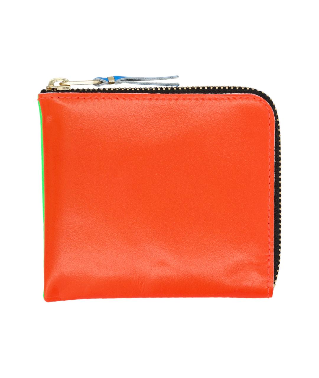 COMME DES GARÇONS WALLET Оранжевый кожаный кошелек, фото 1