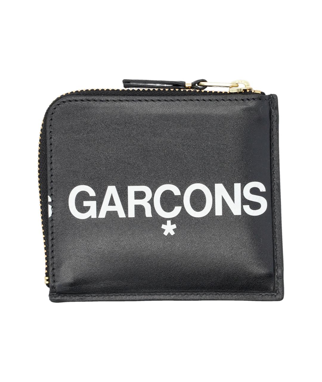 COMME DES GARÇONS WALLET Черный кожаный кошелек, фото 2