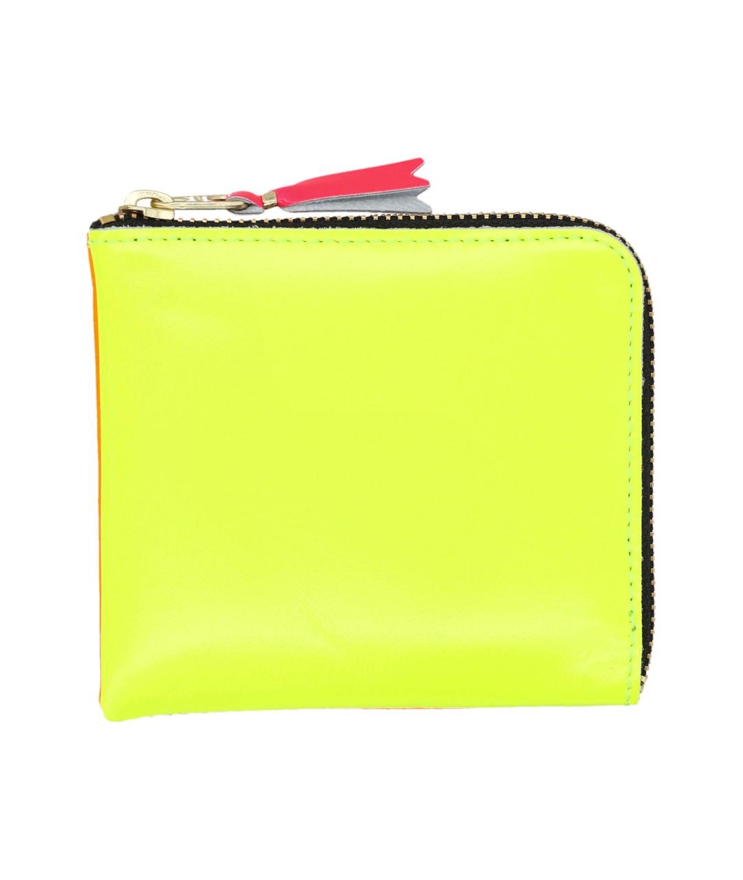 COMME DES GARÇONS WALLET Желтый кожаный кошелек, фото 1