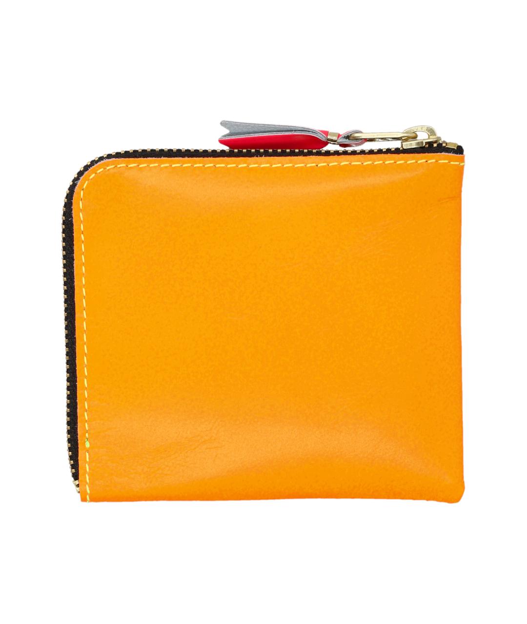 COMME DES GARÇONS WALLET Желтый кожаный кошелек, фото 2