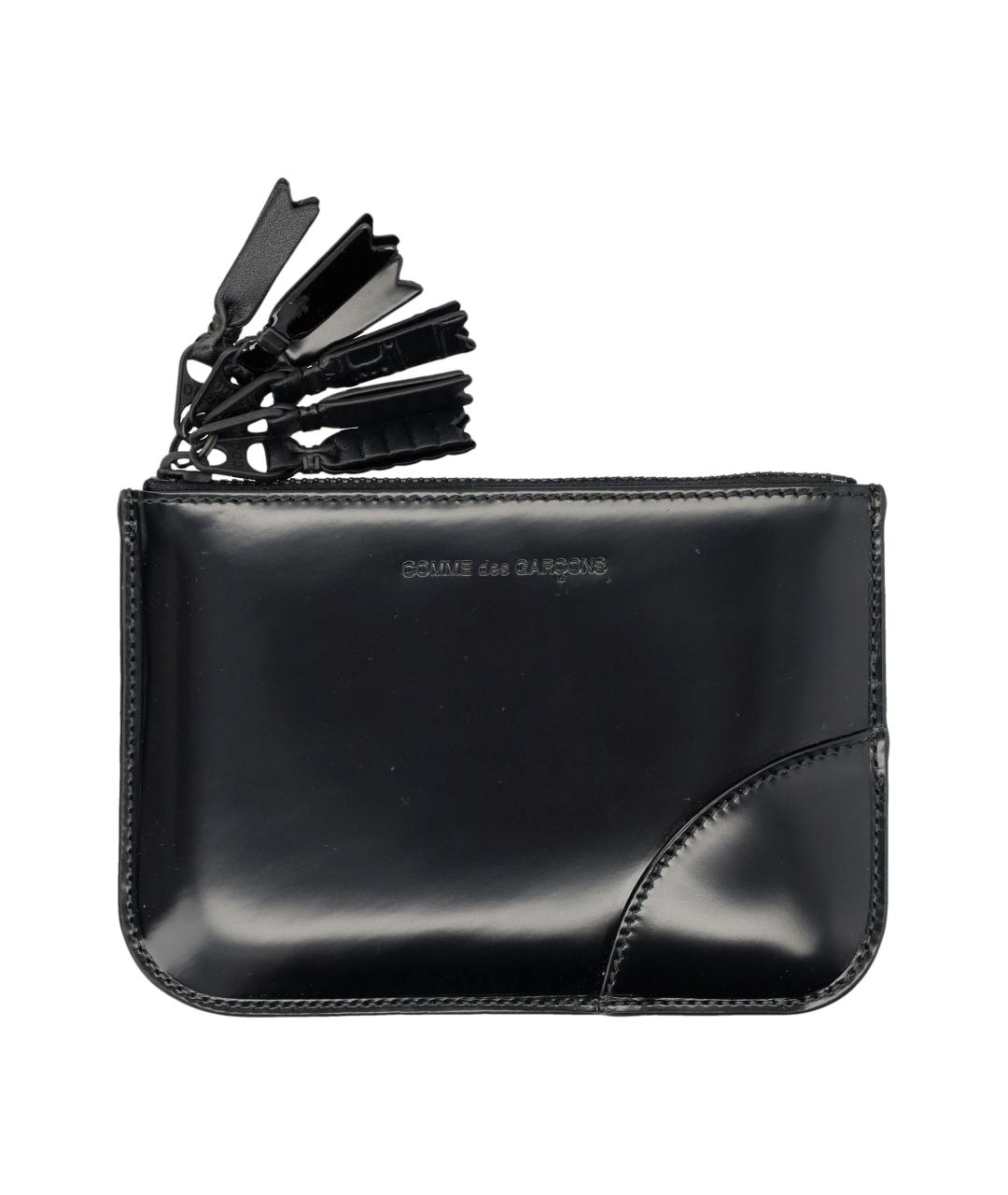 COMME DES GARÇONS WALLET Черный кожаный кошелек, фото 1