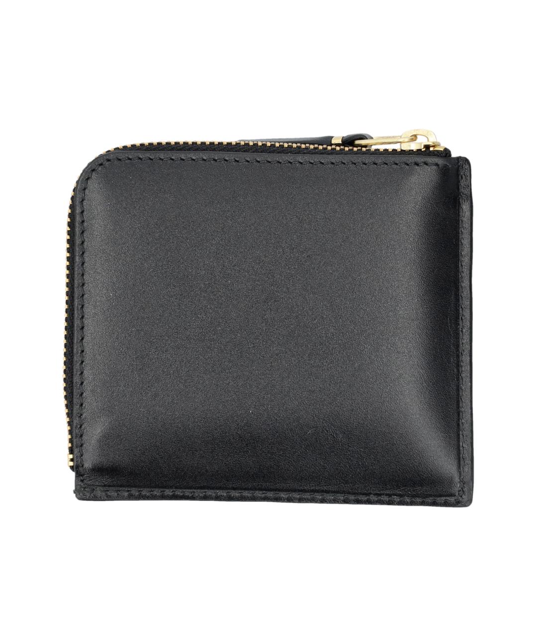 COMME DES GARÇONS WALLET Черный кожаный кошелек, фото 2