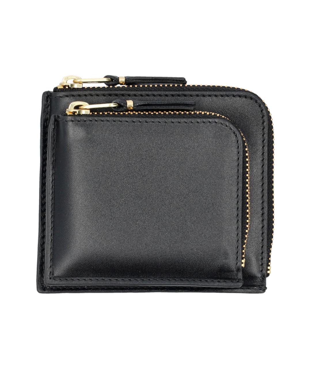 COMME DES GARÇONS WALLET Черный кожаный кошелек, фото 1