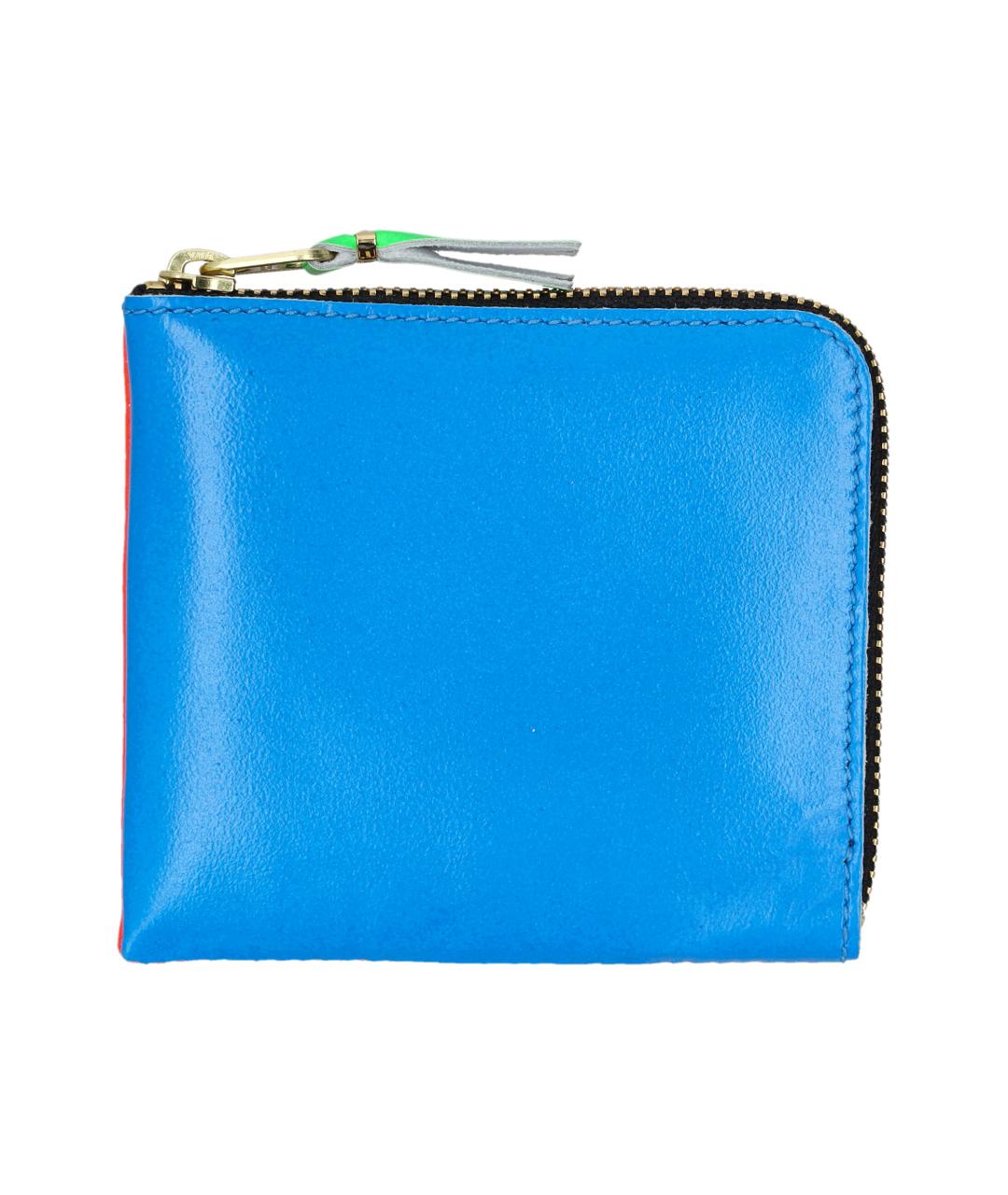 COMME DES GARÇONS WALLET Синий кожаный кошелек, фото 1