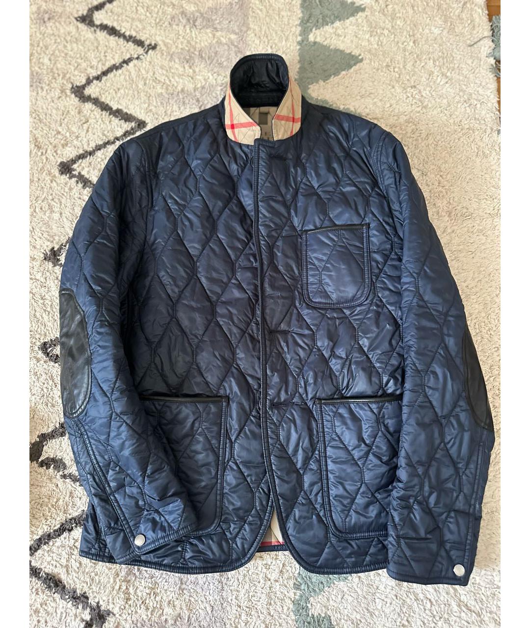 BURBERRY Темно-синяя куртка, фото 8