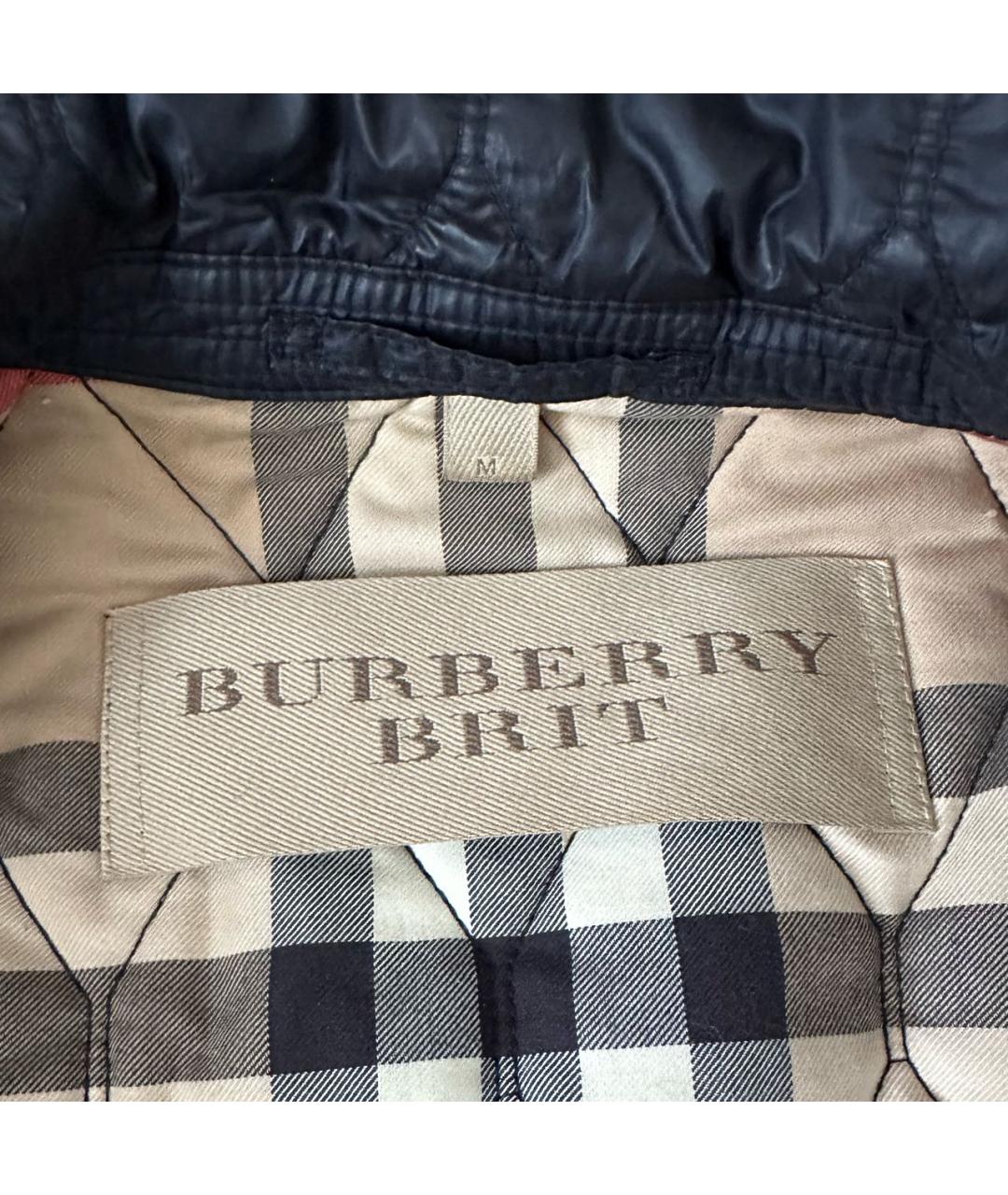 BURBERRY Темно-синяя куртка, фото 3
