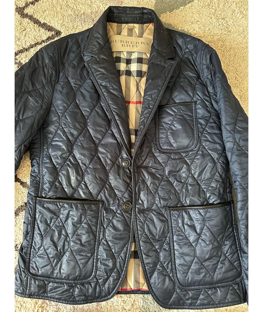 BURBERRY Темно-синяя куртка, фото 6
