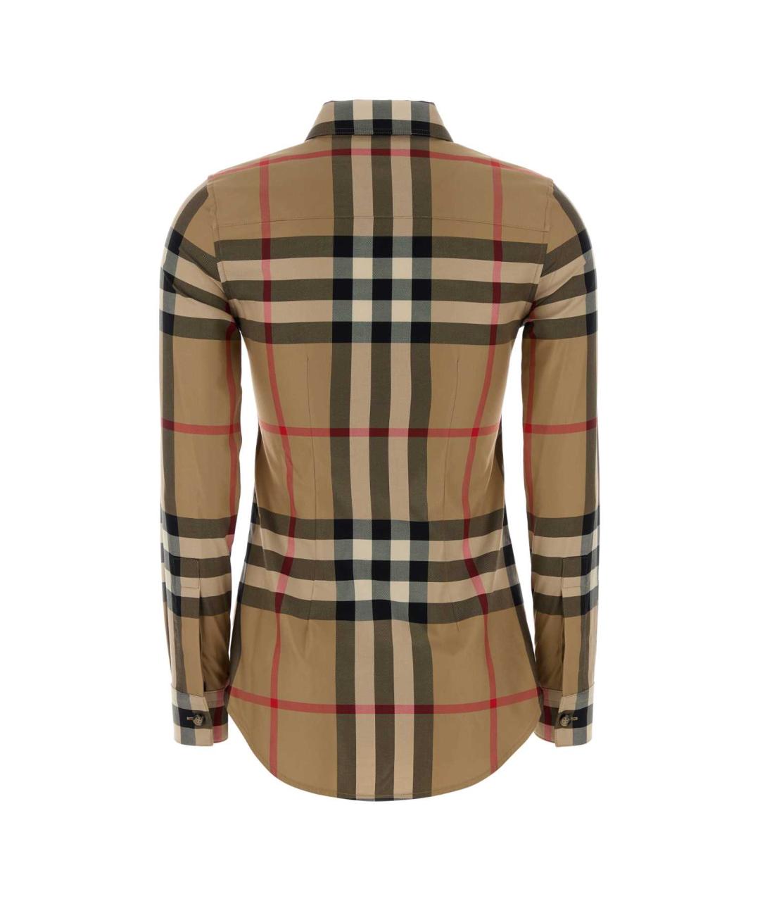 BURBERRY Бежевая хлопковая рубашка, фото 2