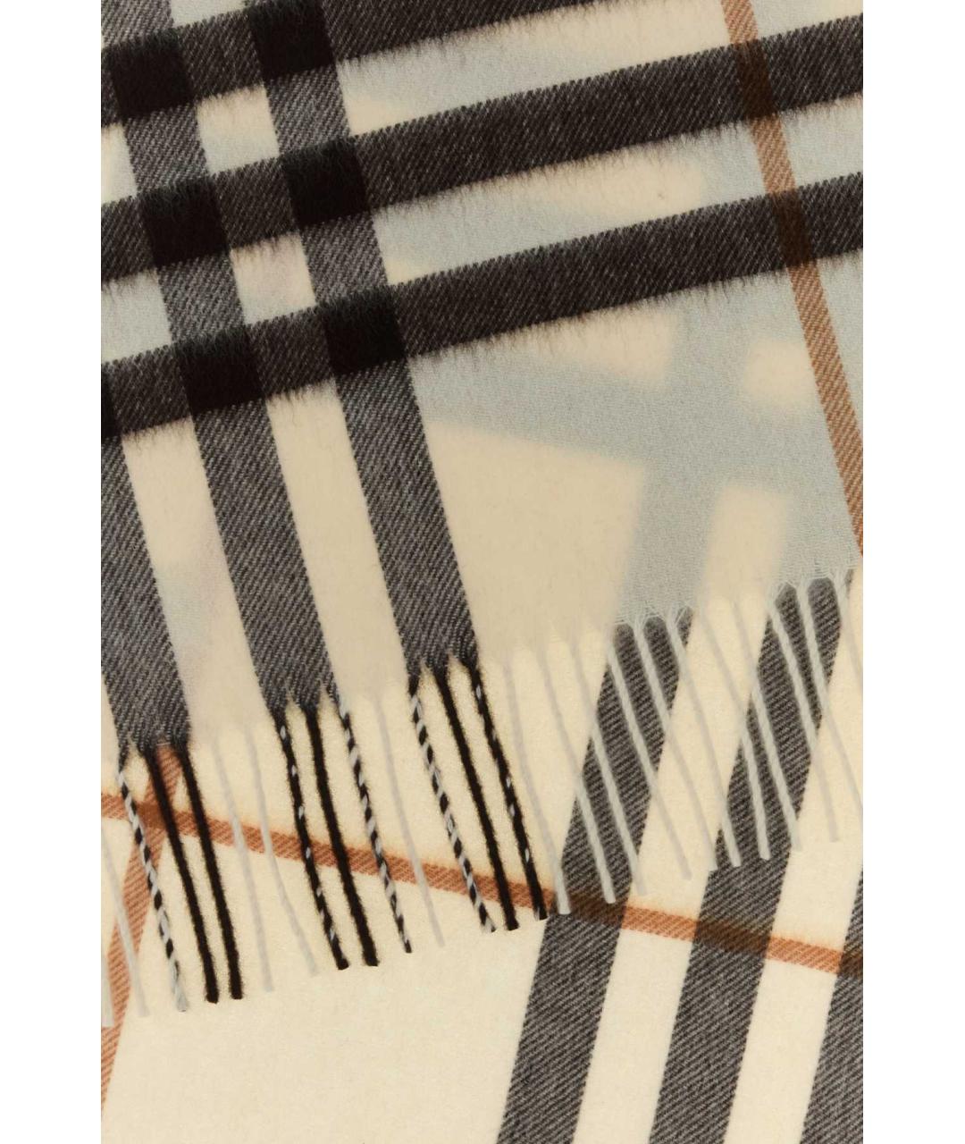 BURBERRY Бежевый кашемировый шарф, фото 2