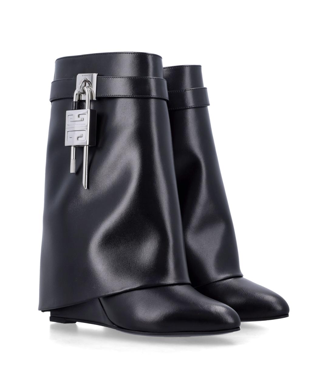 GIVENCHY Черные кожаные ботинки, фото 2