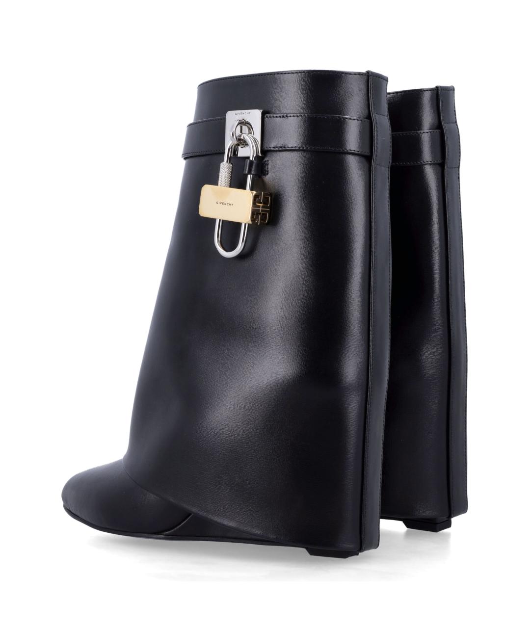 GIVENCHY Черные кожаные ботинки, фото 4