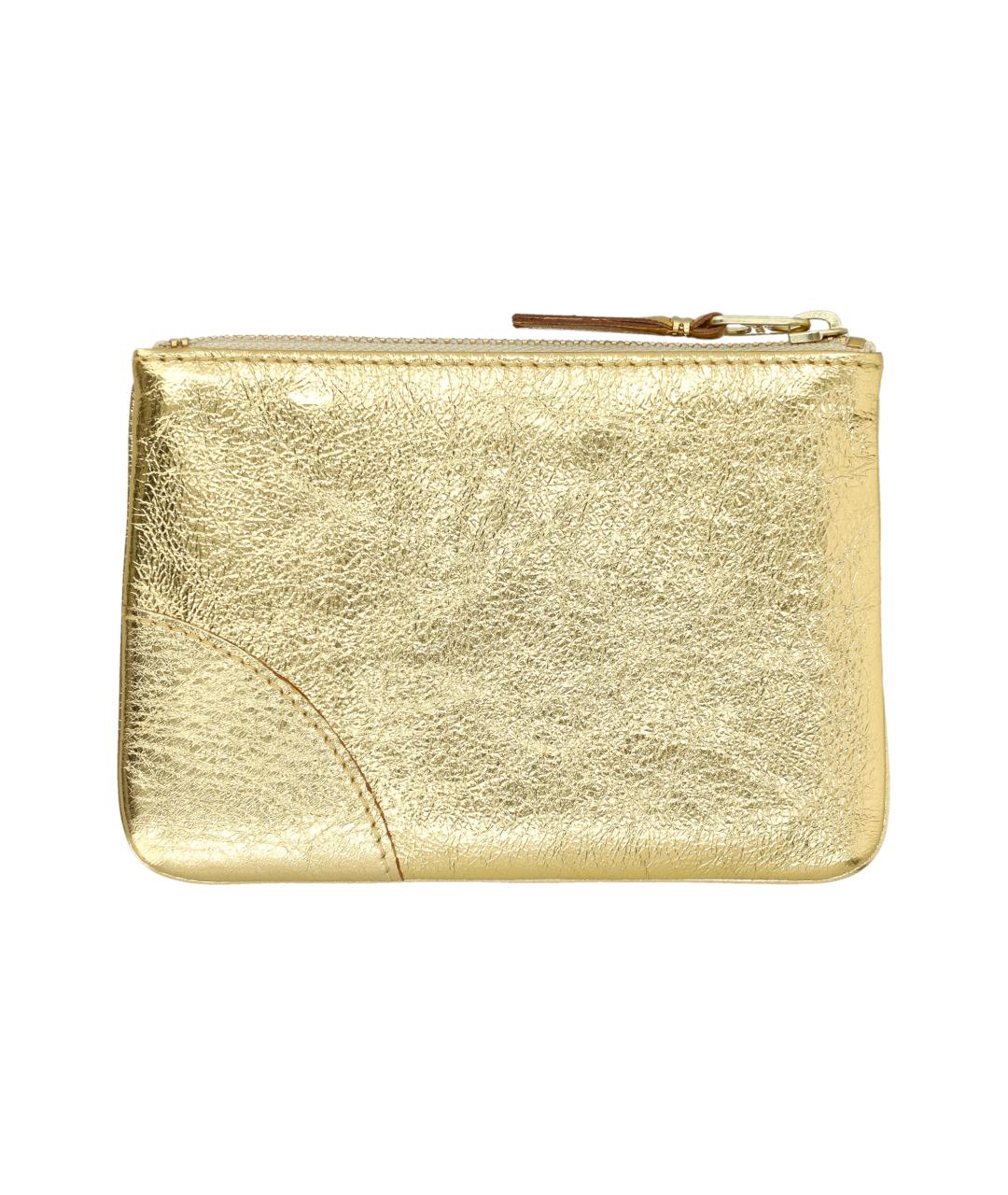 COMME DES GARÇONS WALLET Золотой кожаный кошелек, фото 2