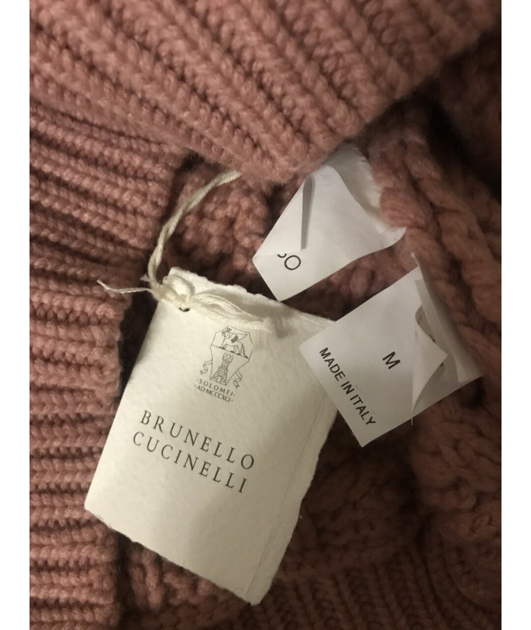 BRUNELLO CUCINELLI Розовый кашемировый джемпер / свитер, фото 3