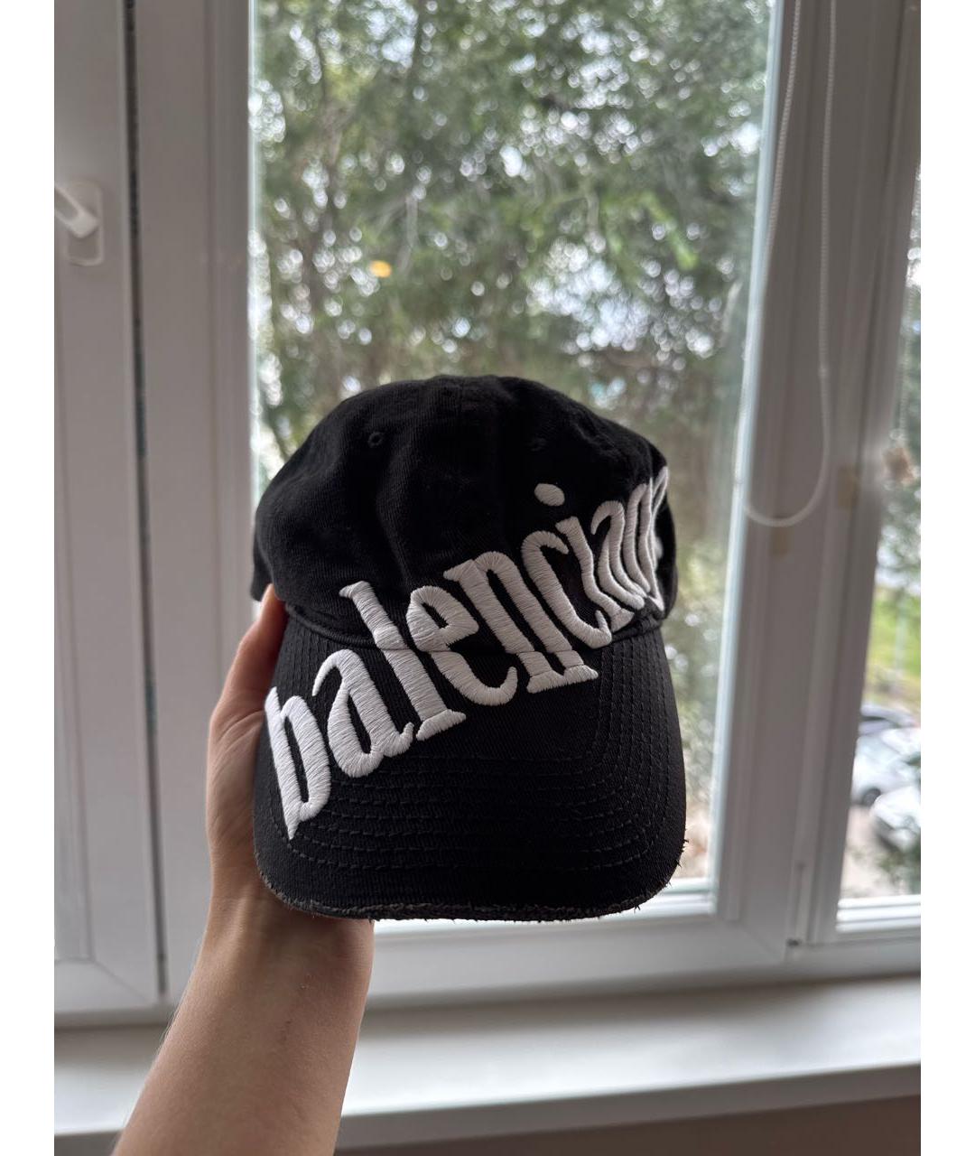 BALENCIAGA Серая хлопковая кепка, фото 5