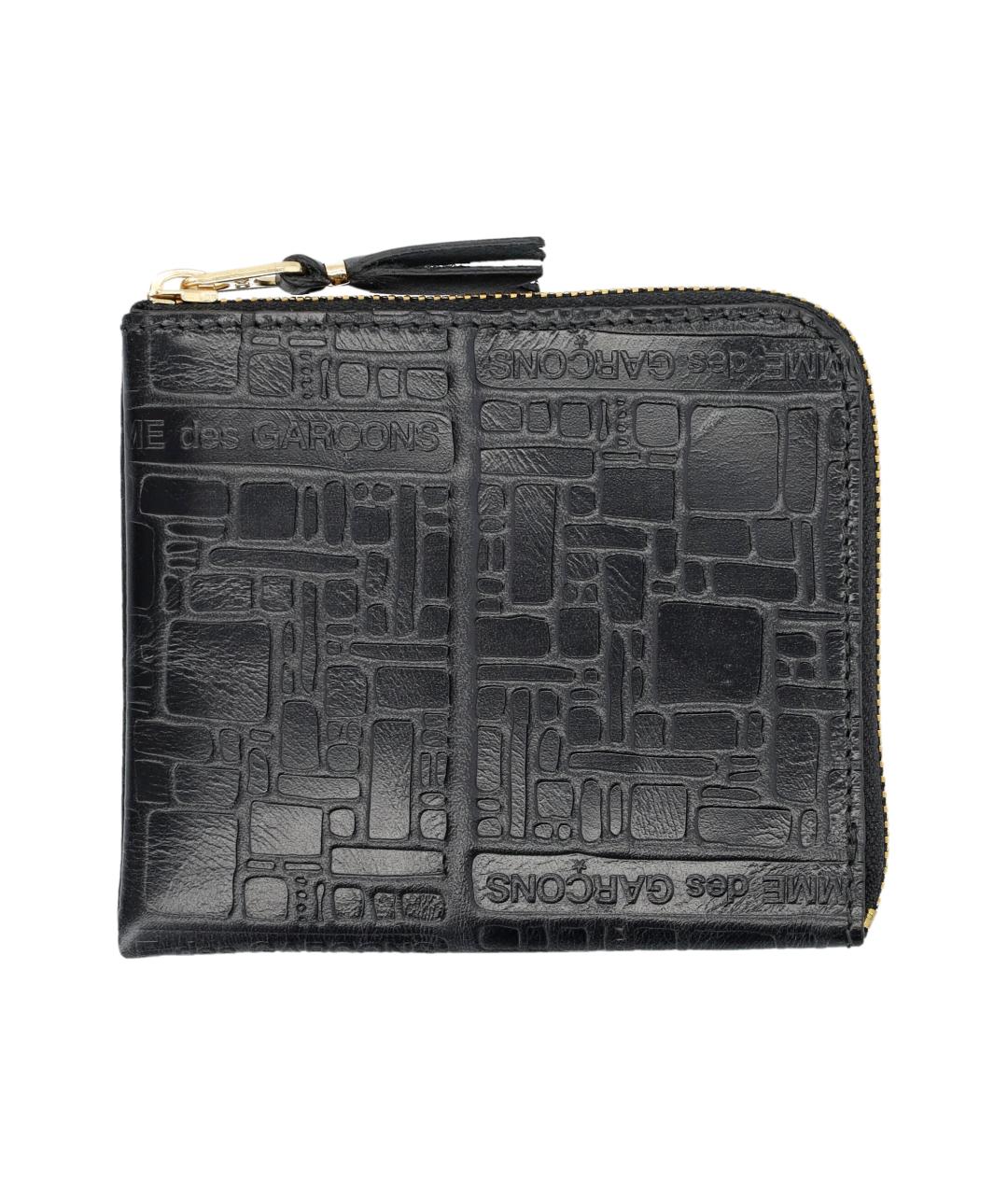 COMME DES GARÇONS WALLET Черный кожаный кошелек, фото 1
