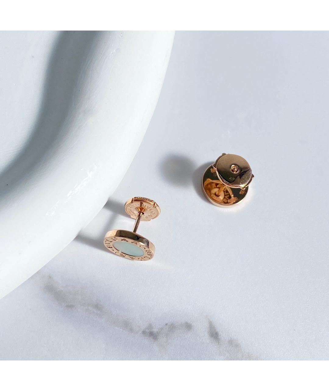 BVLGARI Золотые серьги из розового золота, фото 5