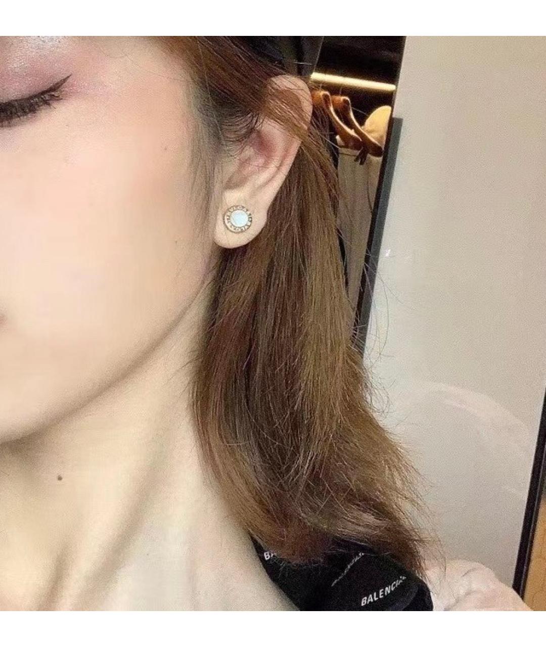 BVLGARI Золотые серьги из розового золота, фото 6