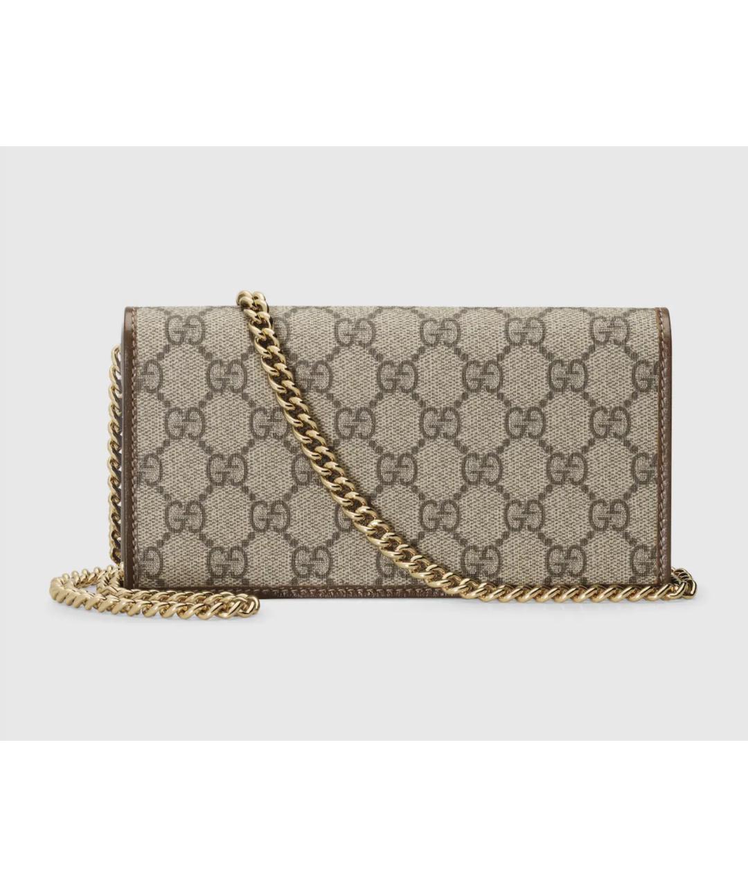 GUCCI Бежевый кошелек, фото 5