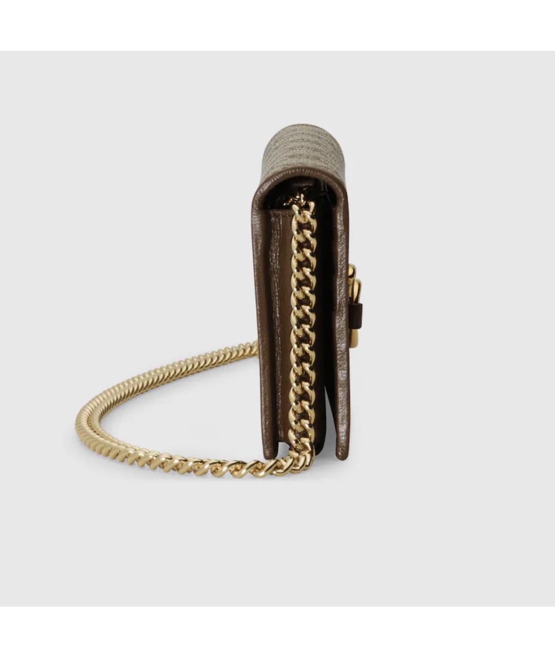 GUCCI Бежевый кошелек, фото 4