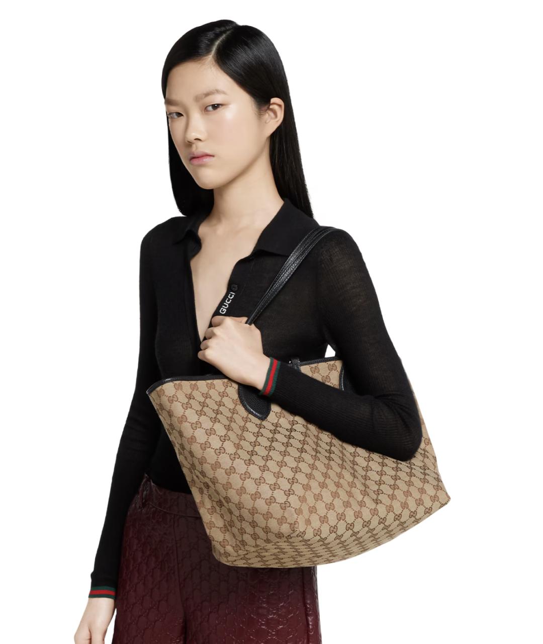 GUCCI Мульти кожаная сумка тоут, фото 5
