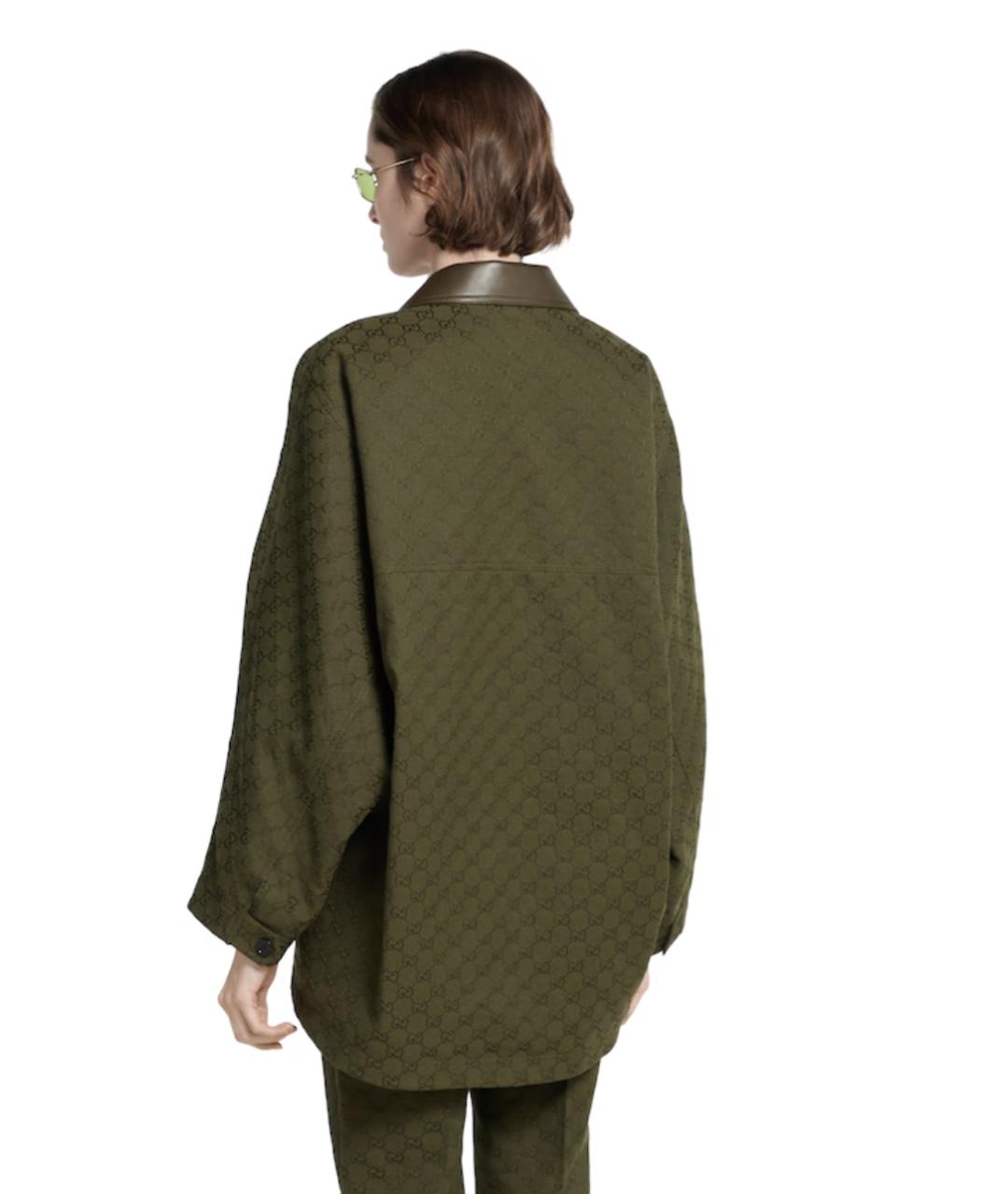 GUCCI Хаки куртка, фото 4