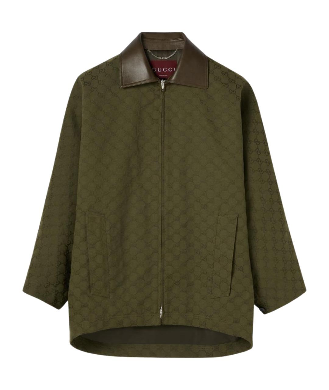 GUCCI Хаки куртка, фото 1