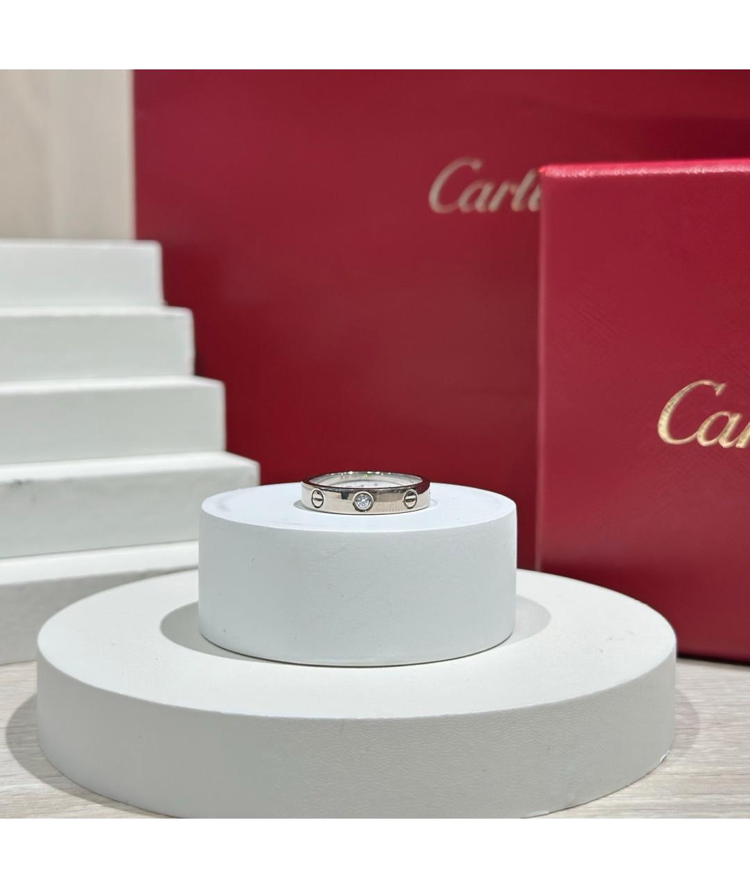 CARTIER Серебряное кольцо из белого золота, фото 2