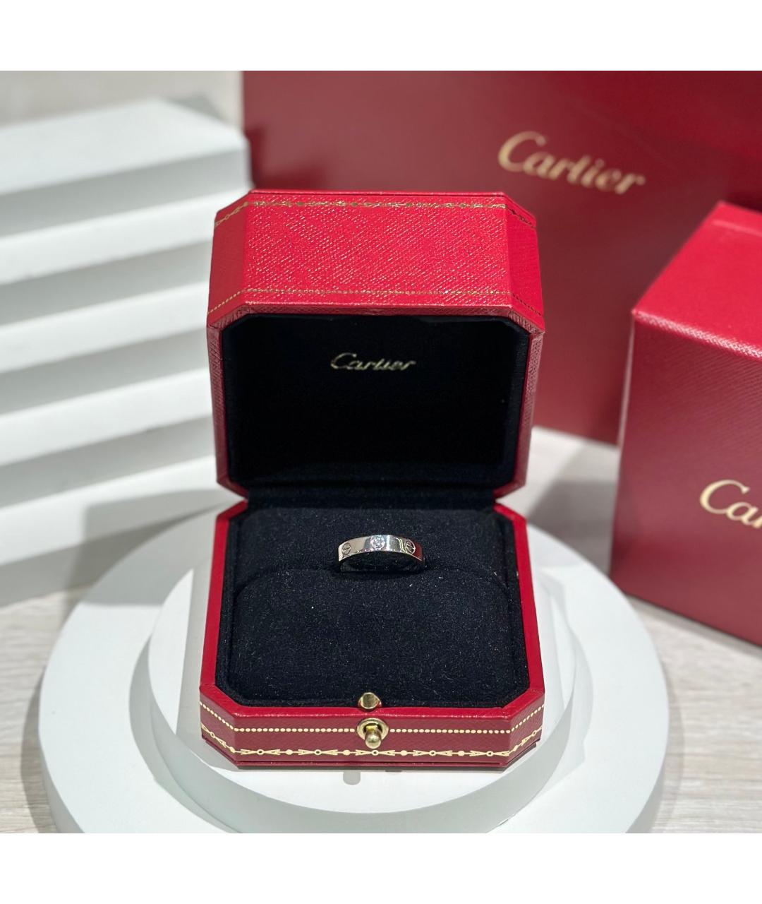 CARTIER Серебряное кольцо из белого золота, фото 5
