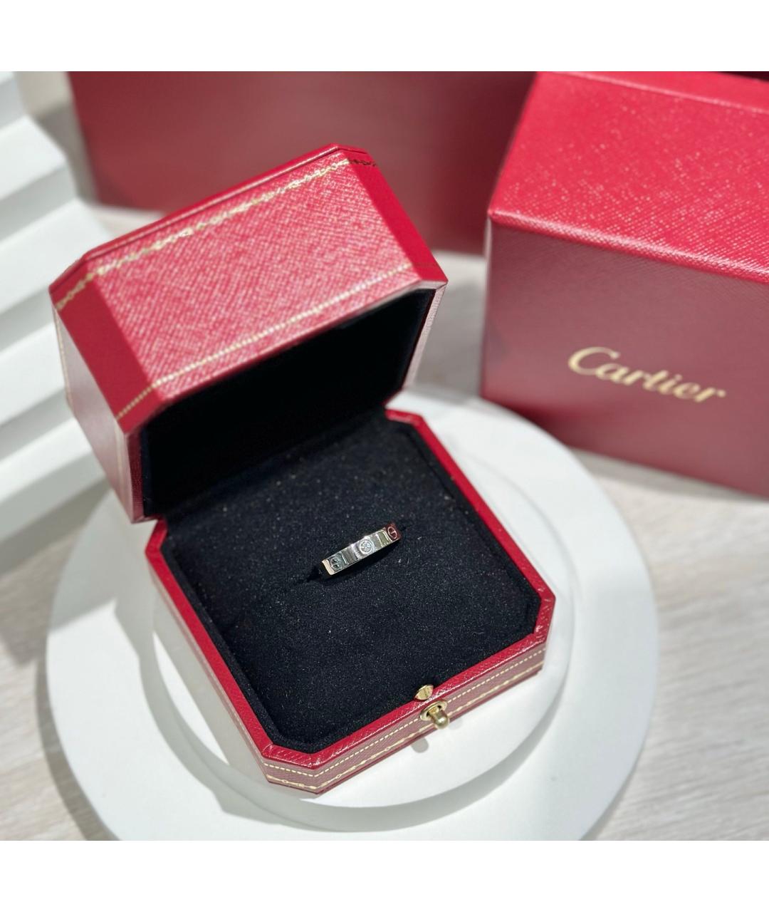 CARTIER Серебряное кольцо из белого золота, фото 3