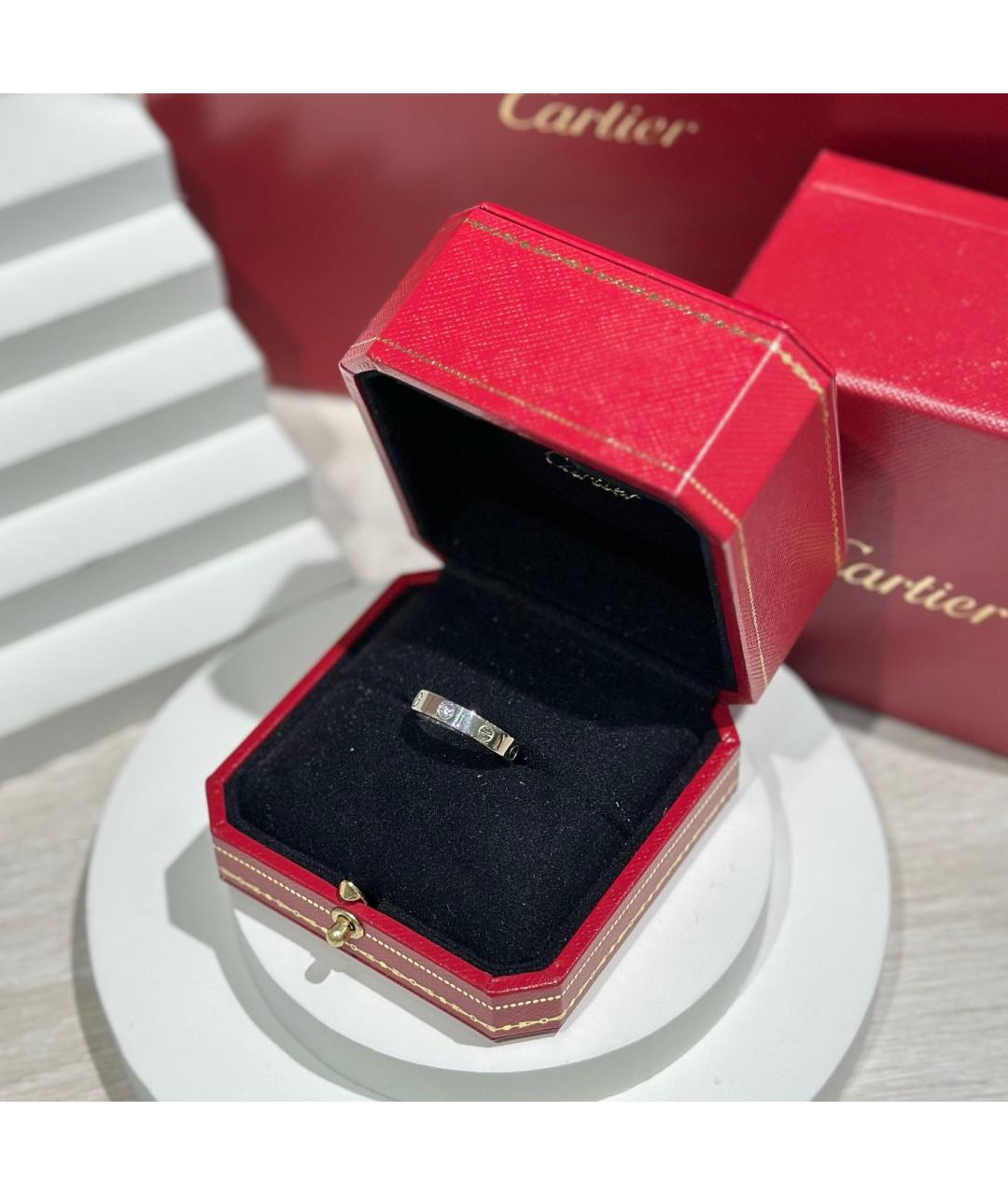 CARTIER Серебряное кольцо из белого золота, фото 4