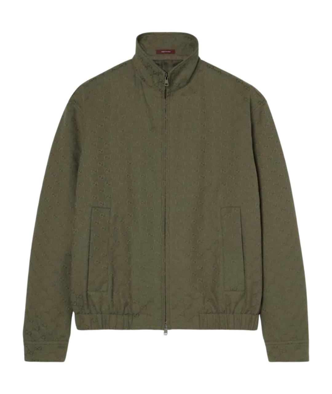 GUCCI Хаки куртка, фото 1