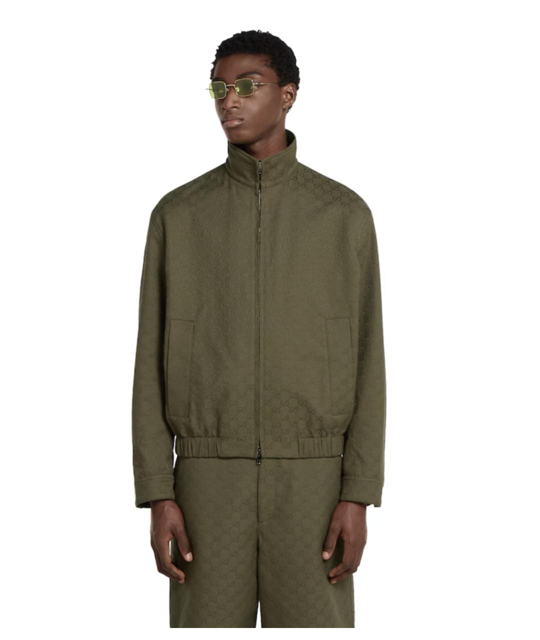GUCCI Хаки куртка, фото 4