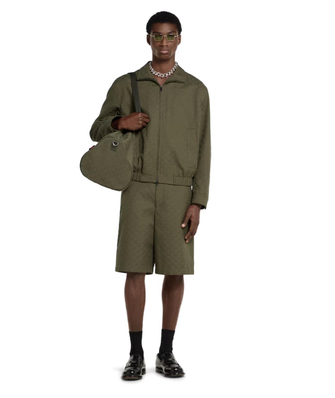 GUCCI Хаки куртка, фото 2