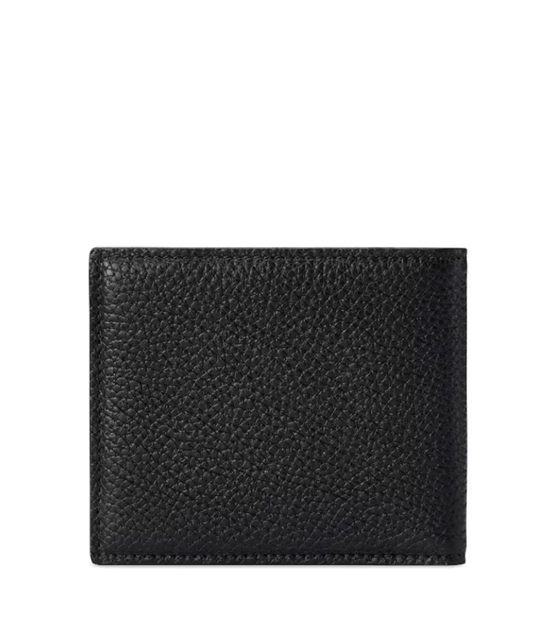 GUCCI Черный кожаный кошелек, фото 2