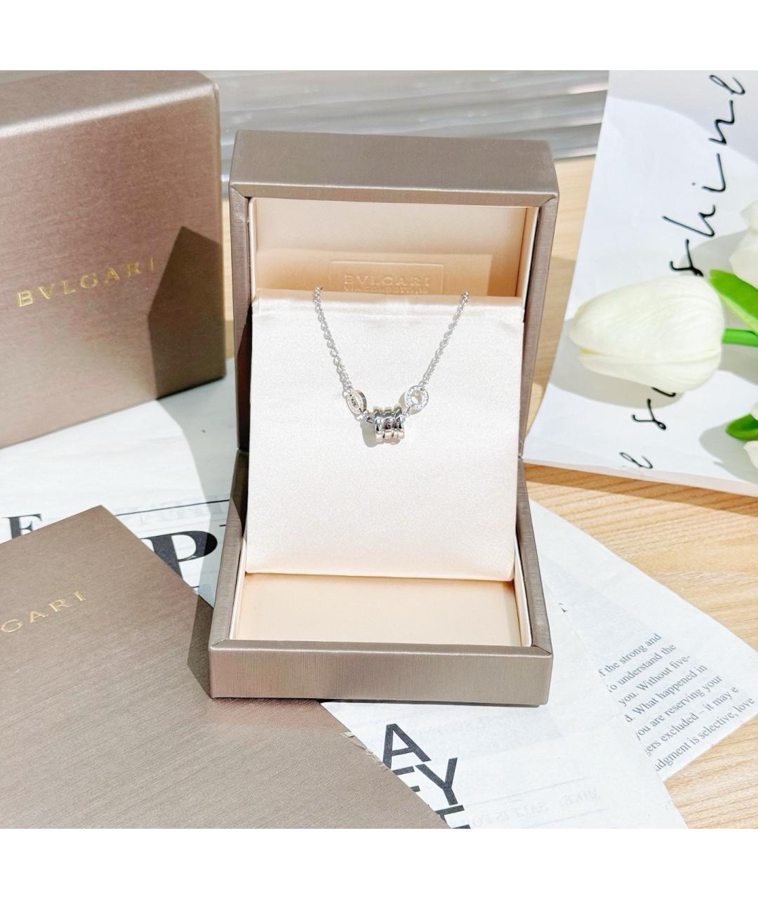 BVLGARI Серебрянный браслет из белого золота, фото 3