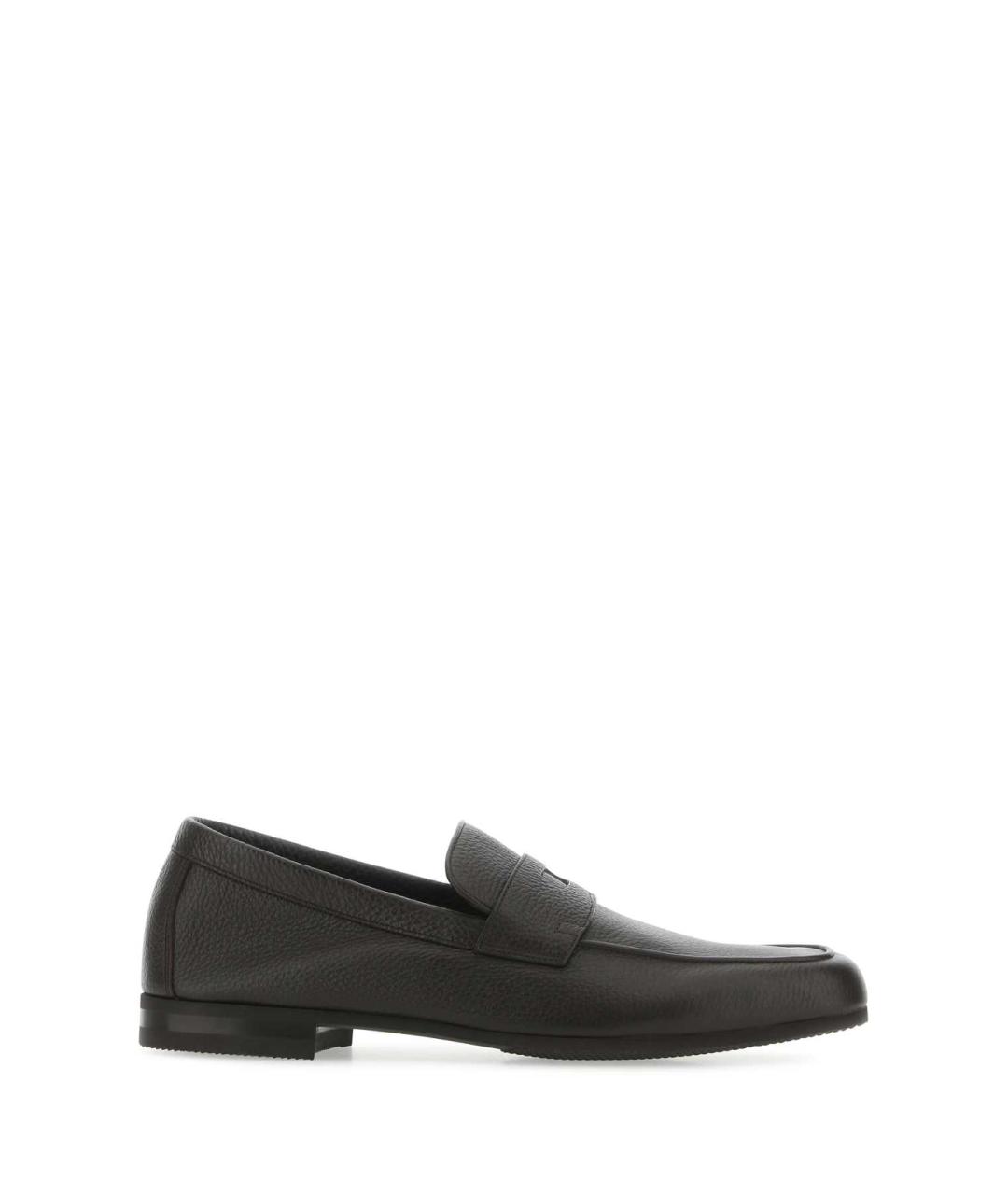 JOHN LOBB Коричневые кожаные лоферы, фото 1