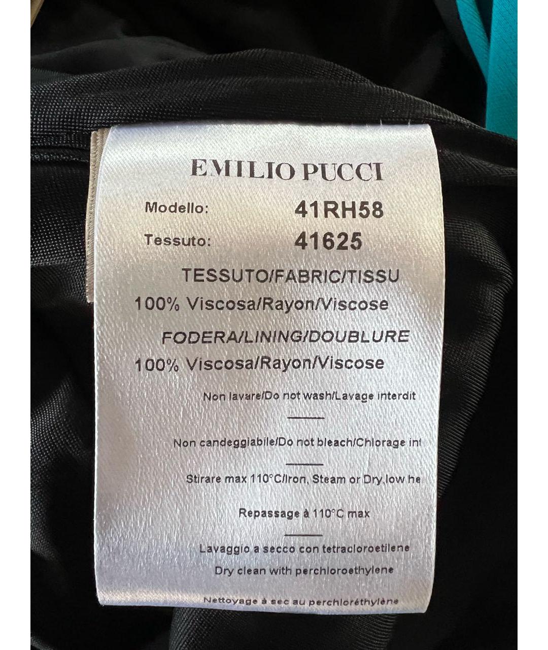 EMILIO PUCCI Вискозное коктейльное платье, фото 6
