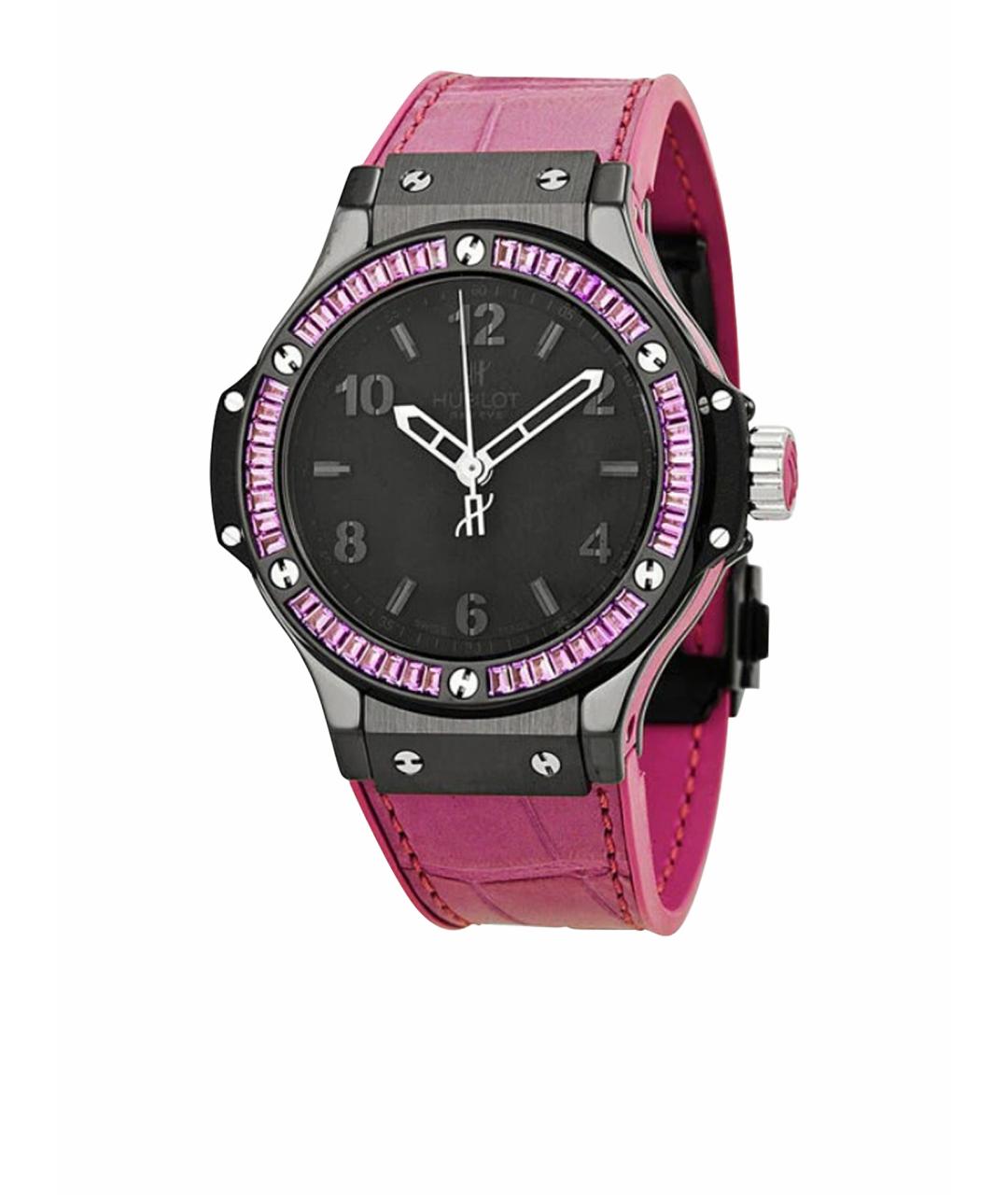 HUBLOT Розовые металлические часы, фото 1