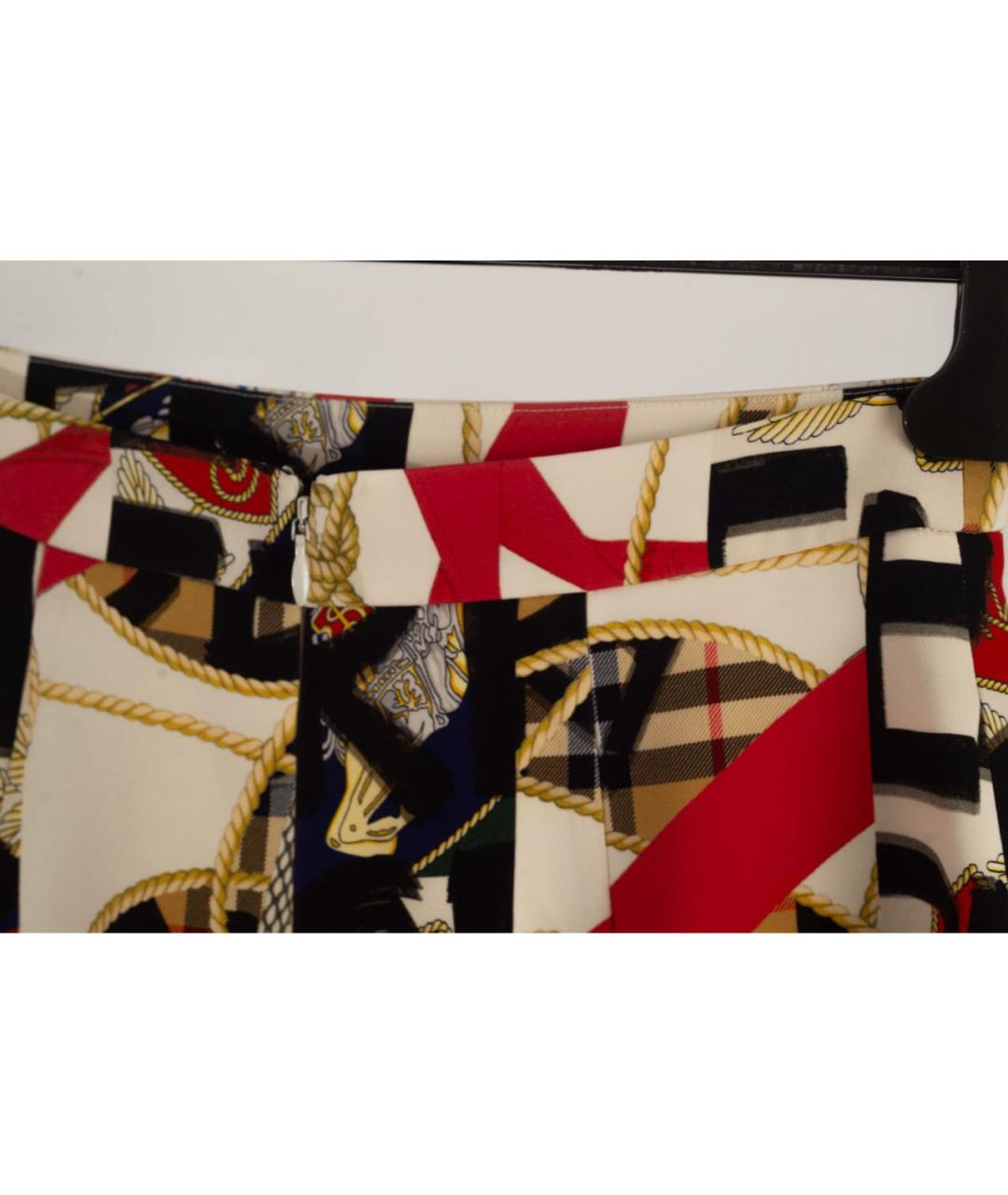 BURBERRY Шелковая юбка мини, фото 3
